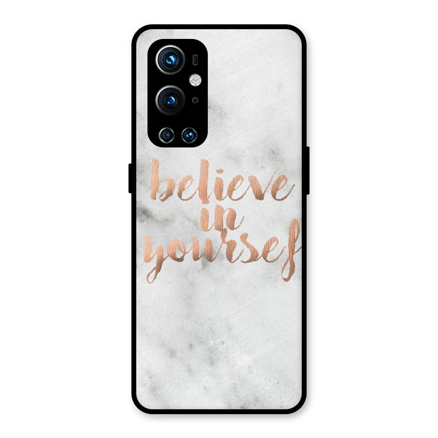 Believe in Yourself Metal Back Case for OnePlus 9 Pro