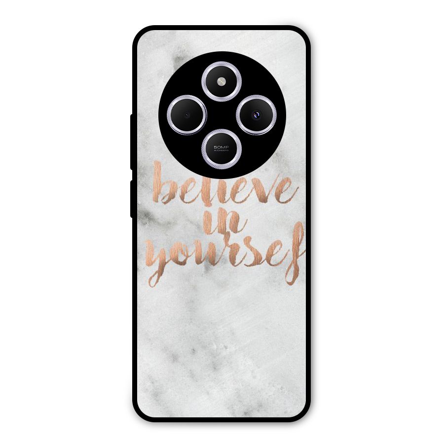 Believe in Yourself Metal Back Case for Poco M7
