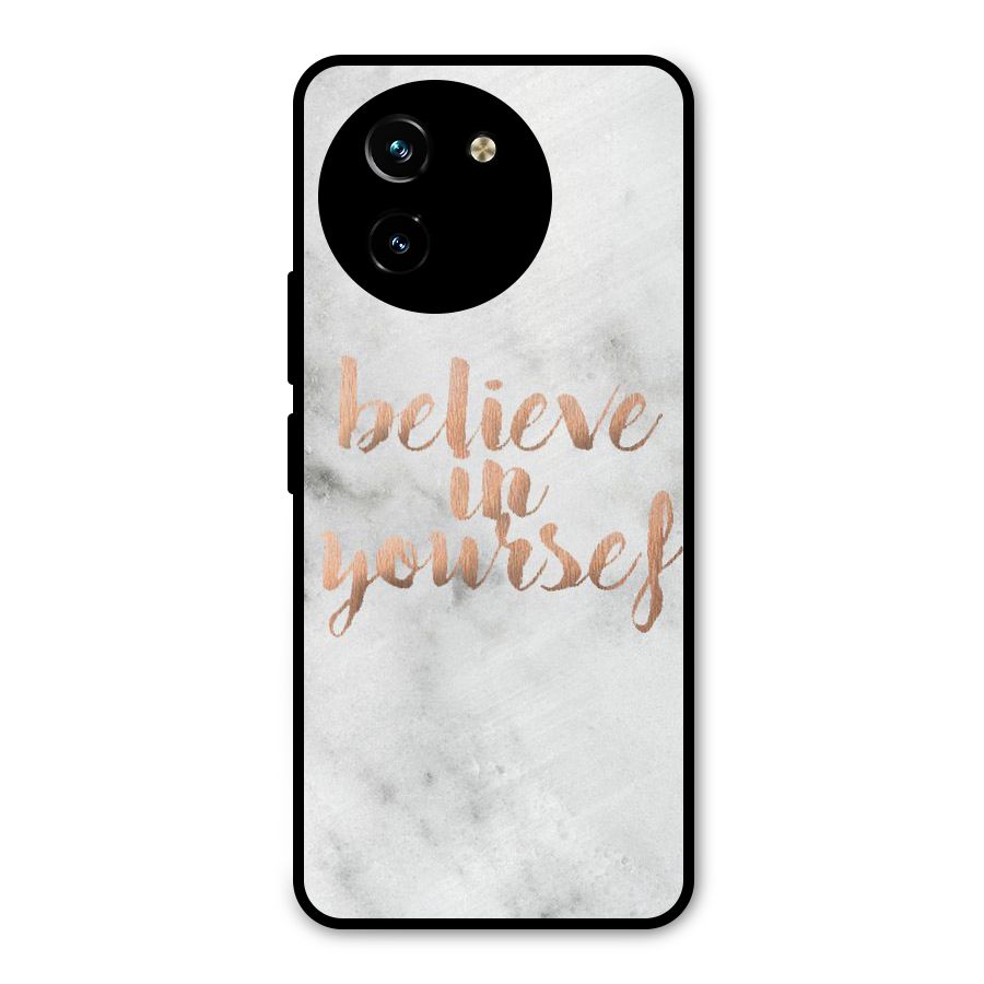 Believe in Yourself Metal Back Case for Vivo T3x