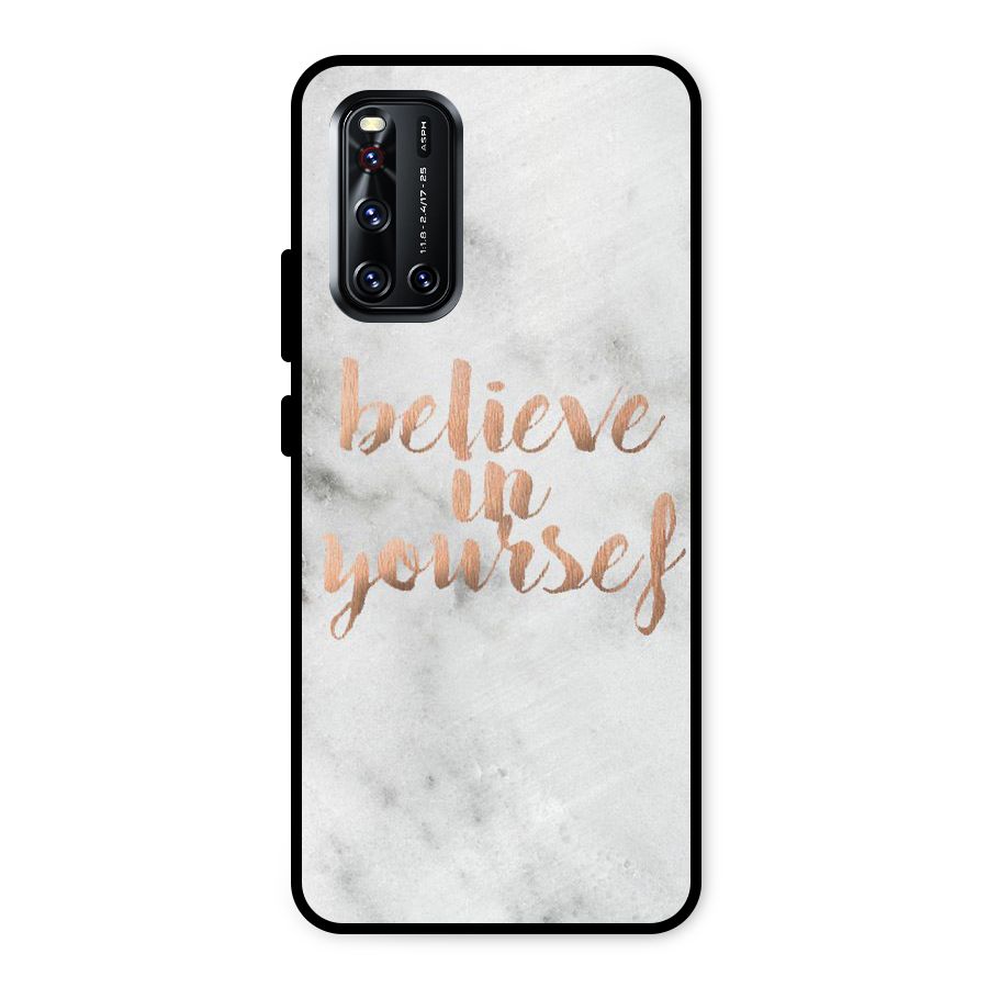 Believe in Yourself Metal Back Case for Vivo V19
