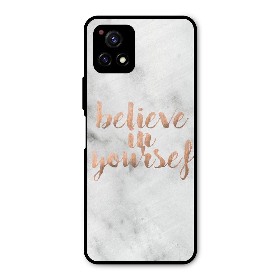 Believe in Yourself Metal Back Case for Vivo Y72 5G