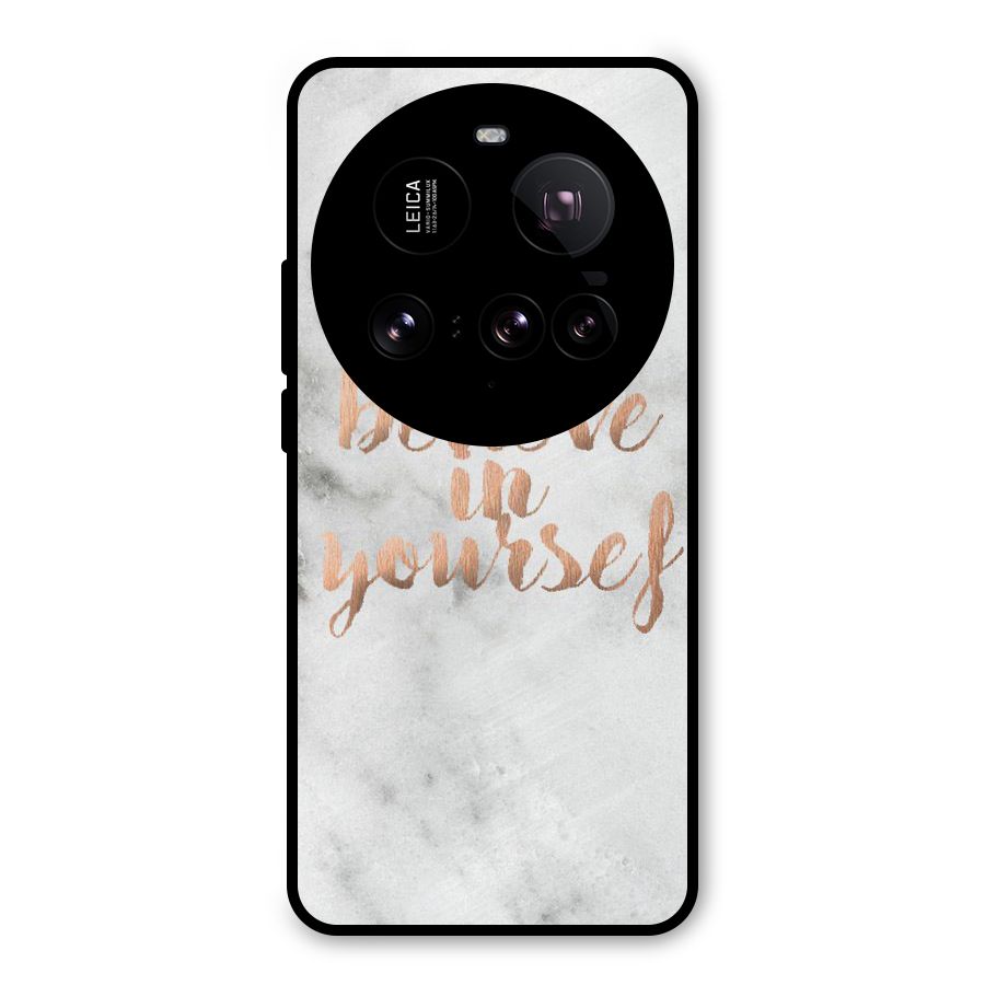 Believe in Yourself Metal Back Case for Xiaomi 15 Ultra