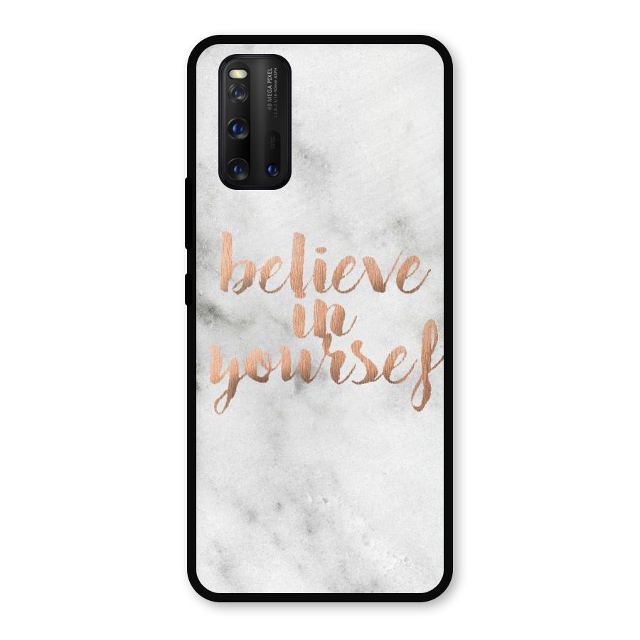 Believe in Yourself Metal Back Case for iQOO 3