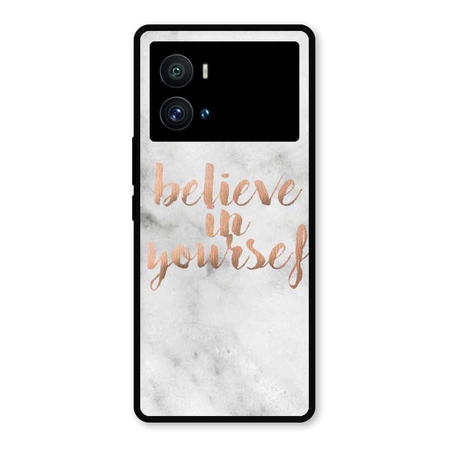Believe in Yourself Metal Back Case for iQOO 9 Pro