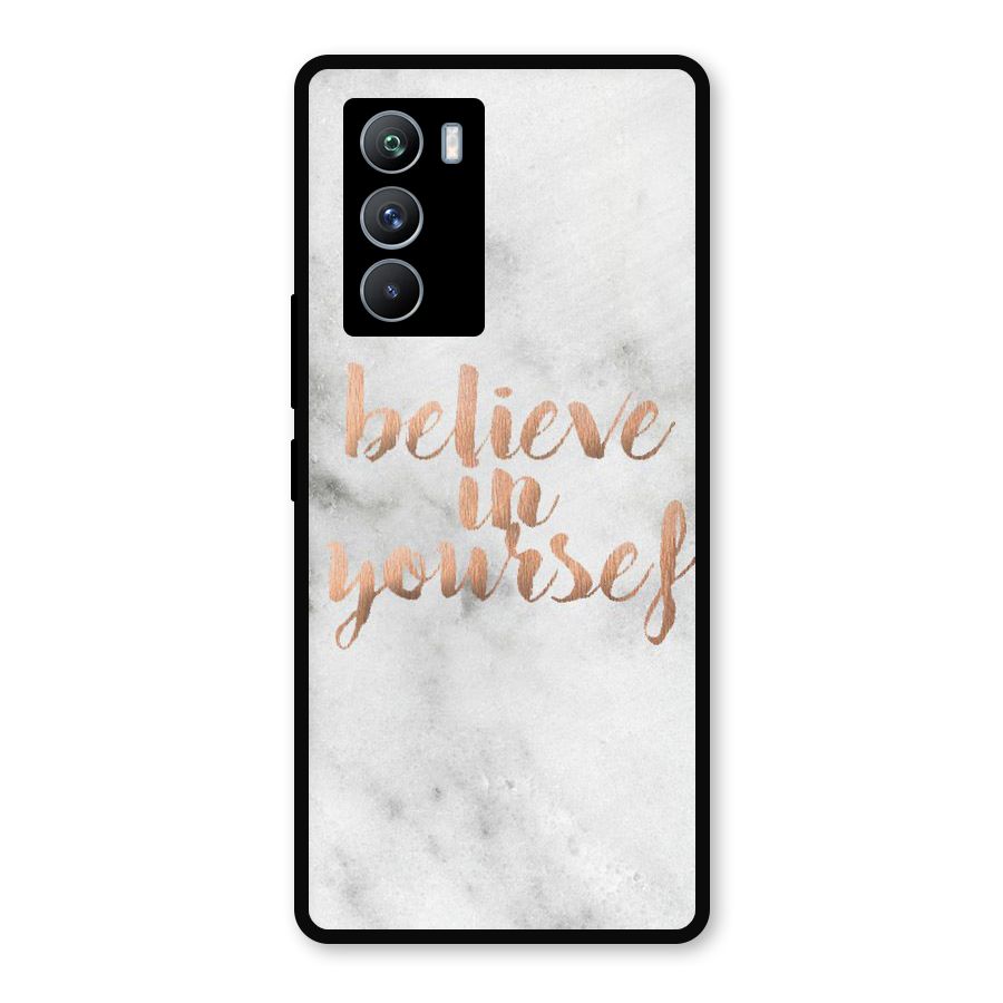 Believe in Yourself Metal Back Case for iQOO 9 SE