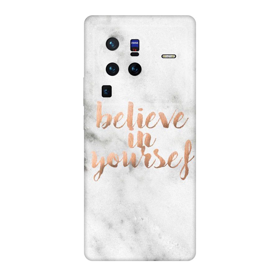 Believe in Yourself Original Polycarbonate Back Case for Vivo X80