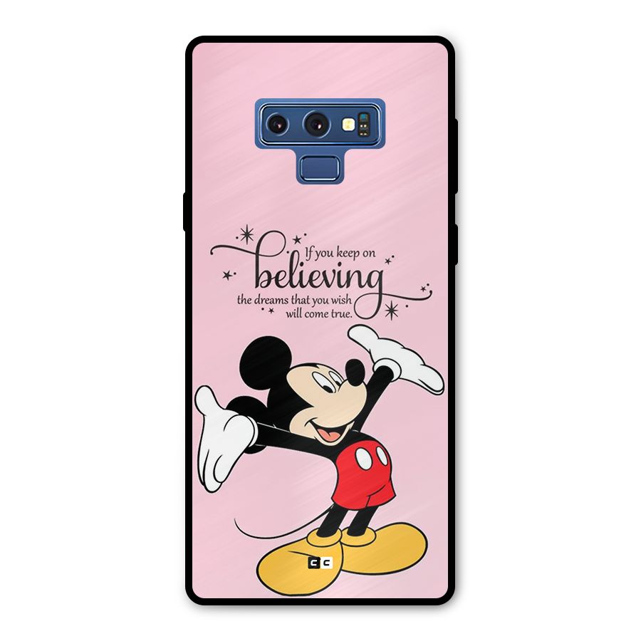 Believing Dreams Metal Back Case for Galaxy Note 9