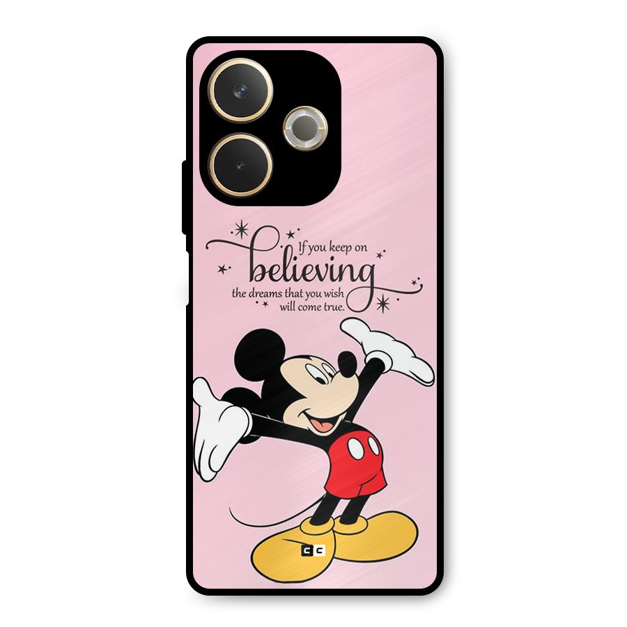 Believing Dreams Metal Back Case for Oppo A5 Pro