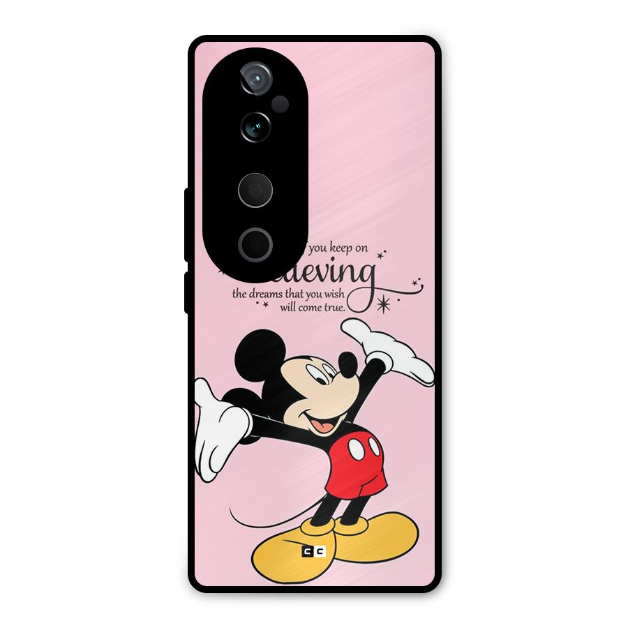 Believing Dreams Metal Back Case for Vivo T3 Ultra
