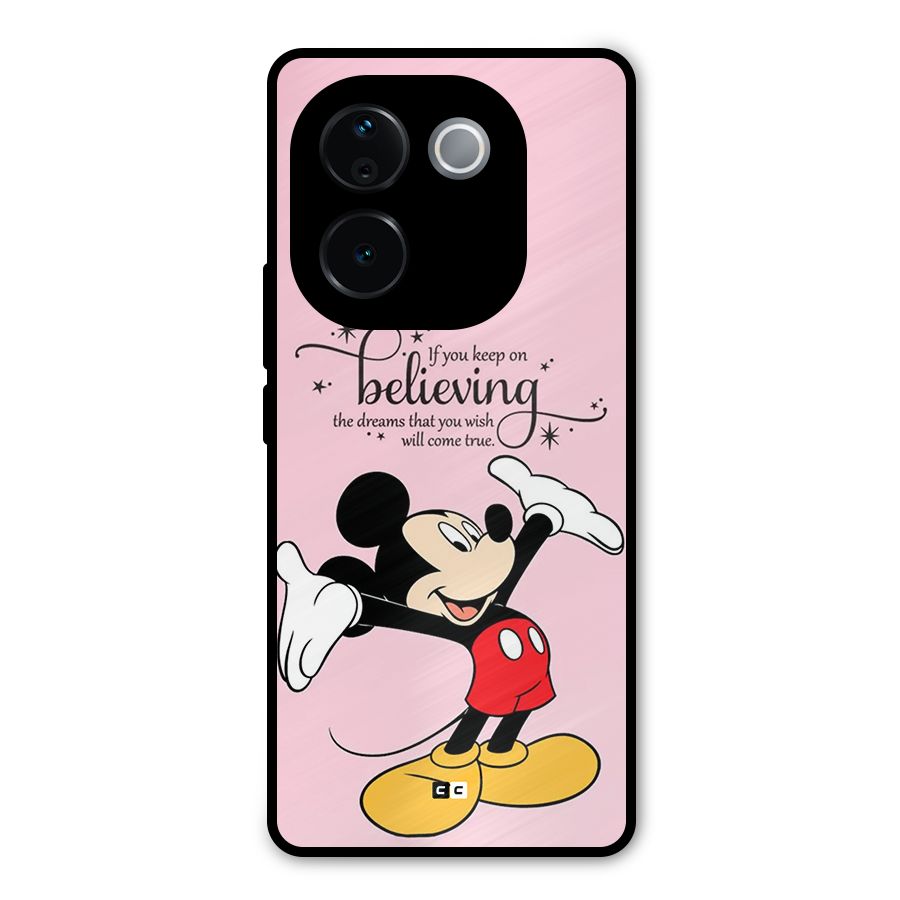 Believing Dreams Metal Back Case for iQOO Z9s Pro