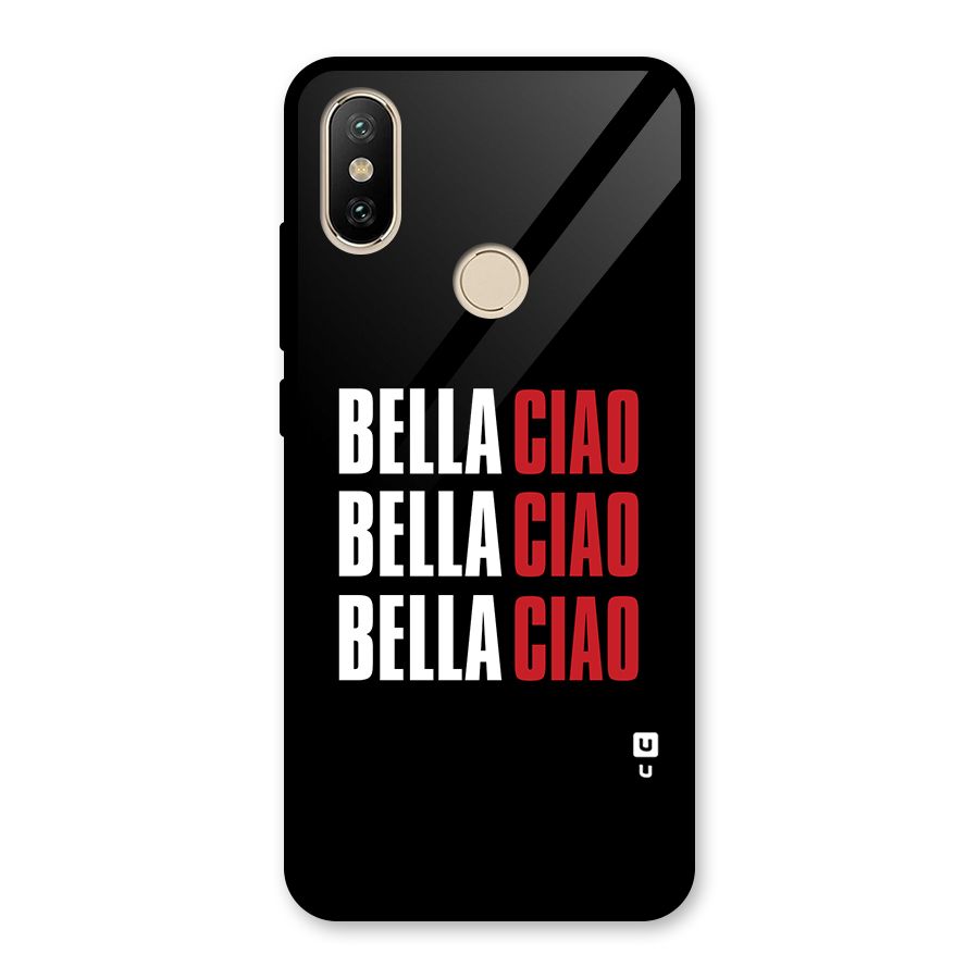 Bella Ciao Bella Ciao Bella Ciao Glass Back Case for Redmi A2
