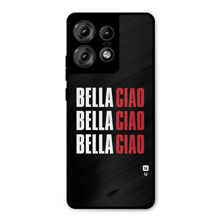 Bella Ciao Bella Ciao Bella Ciao Metal Back Case for Motorola Edge 50 Pro