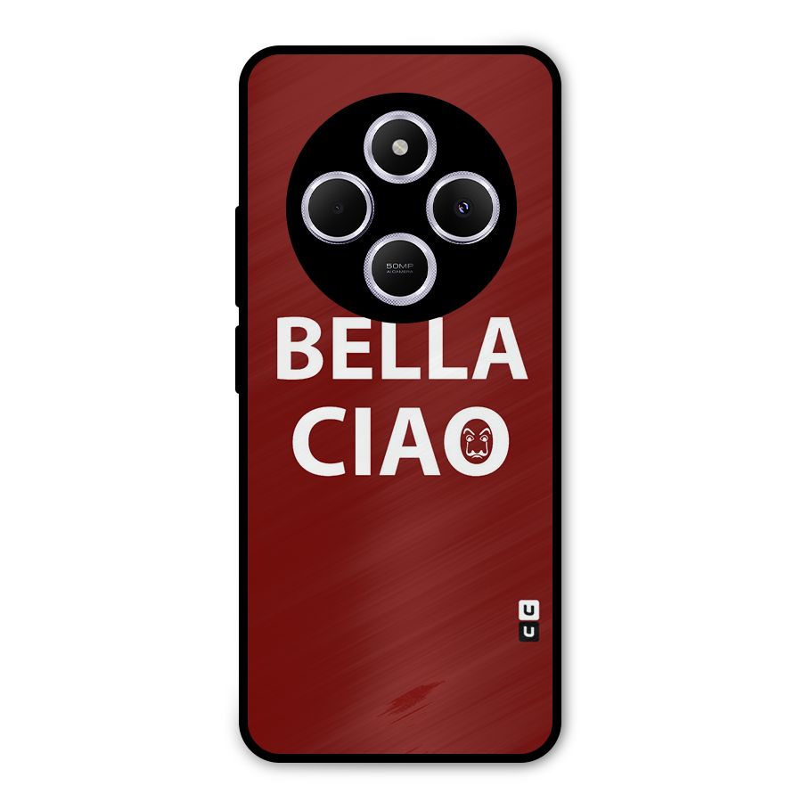 Bella Ciao Typography Art Metal Back Case for Poco M7