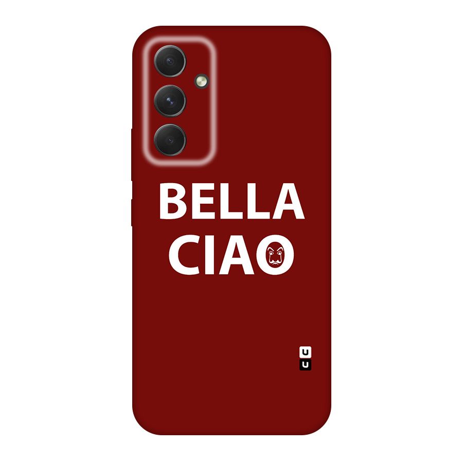 Bella Ciao Typography Art Original Polycarbonate Back Case for Galaxy A54