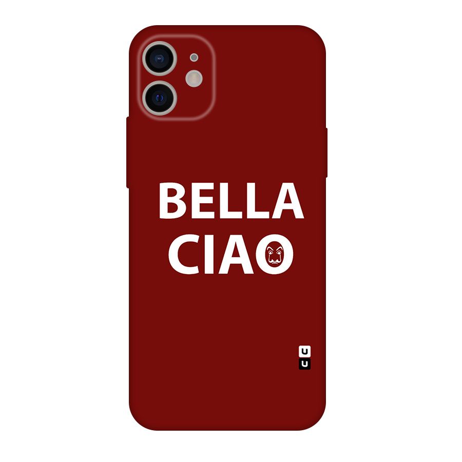 Bella Ciao Typography Art Original Polycarbonate Back Case for iPhone 11