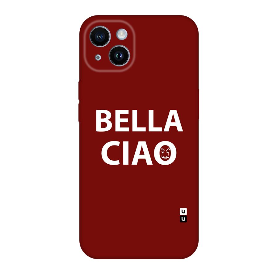 Bella Ciao Typography Art Original Polycarbonate Back Case for iPhone 14
