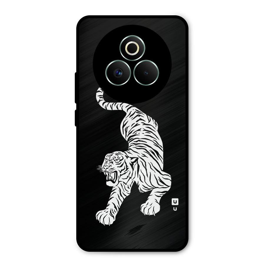 Bengal Tiger Stencil Art Metal Back Case for Realme P3 Pro