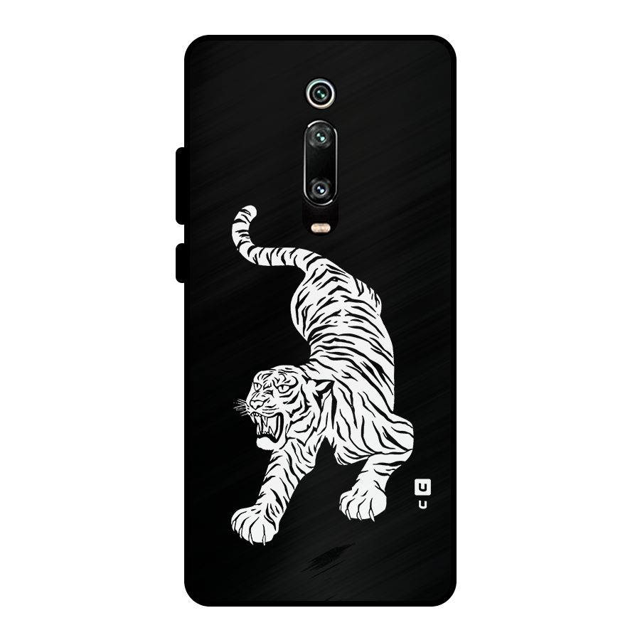 Bengal Tiger Stencil Art Metal Back Case for Redmi K20 Pro