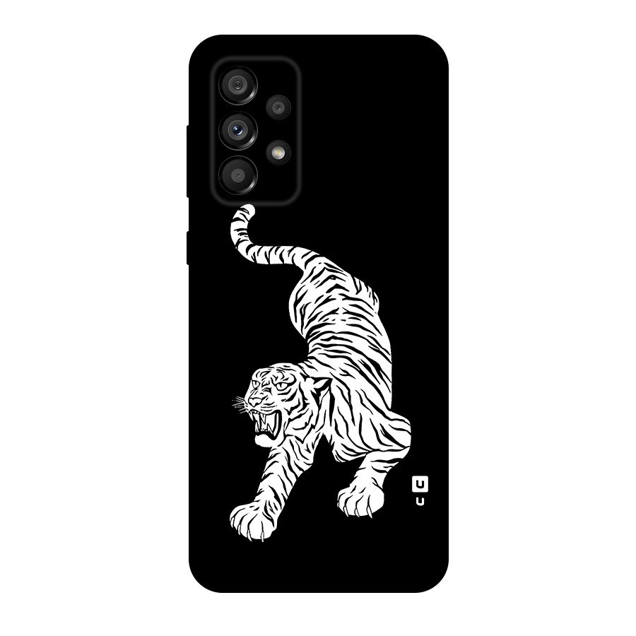 Bengal Tiger Stencil Art Original Polycarbonate Back Case for Galaxy A73 5G
