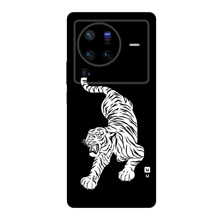 Bengal Tiger Stencil Art Original Polycarbonate Back Case for Vivo X80