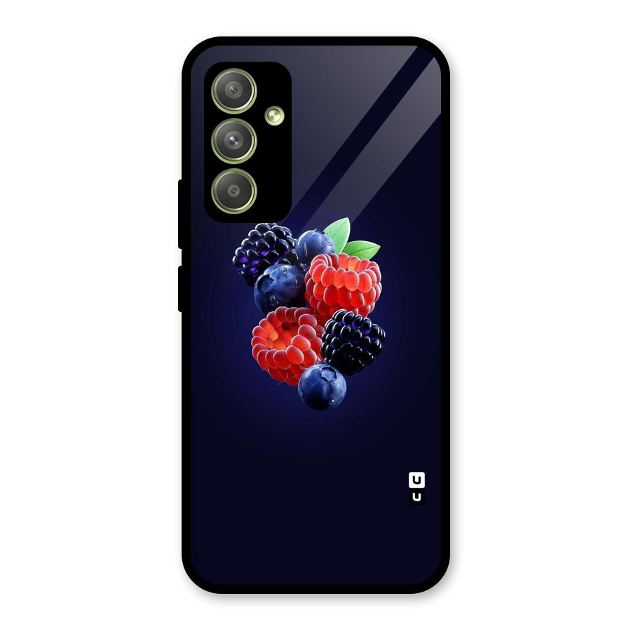 Berry Blast Glass Back Case for Galaxy A54
