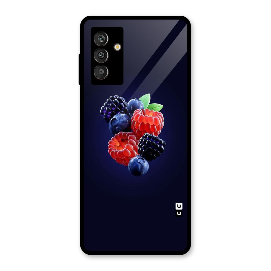 Berry Blast Glass Back Case for Galaxy M13