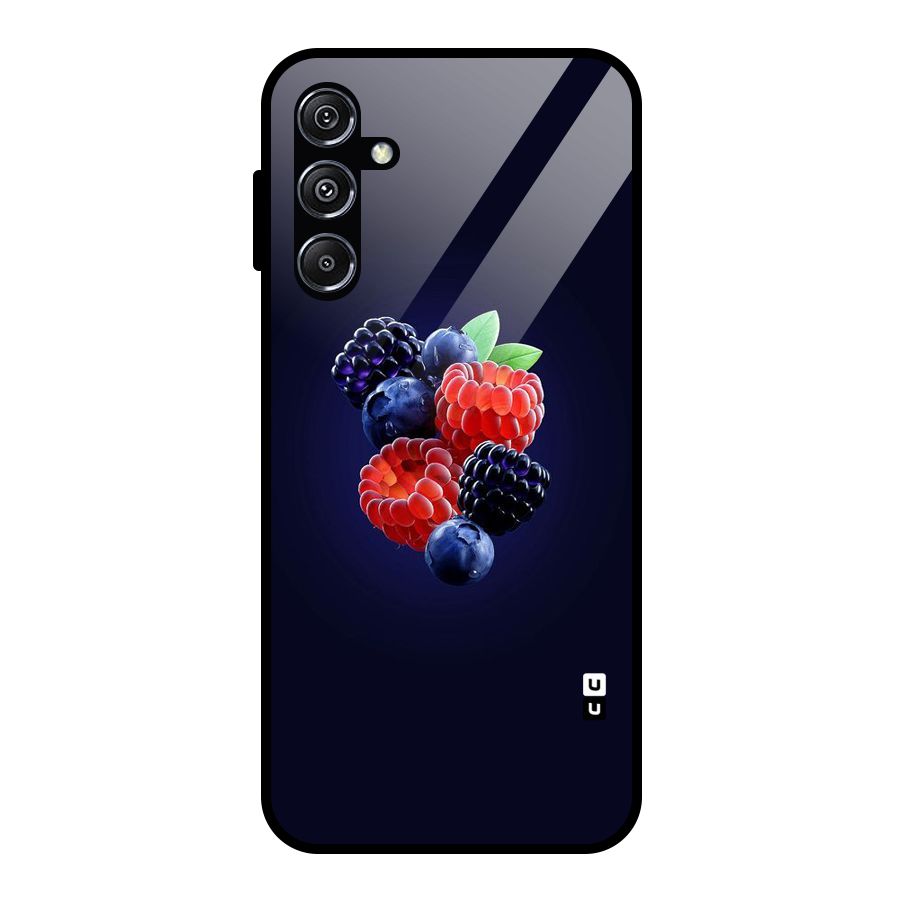 Berry Blast Glass Back Case for Galaxy M34 5G