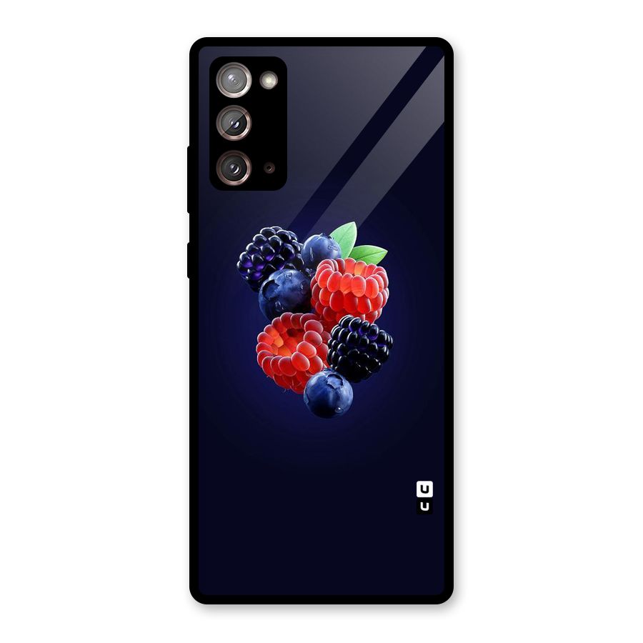 Berry Blast Glass Back Case for Galaxy Note 20