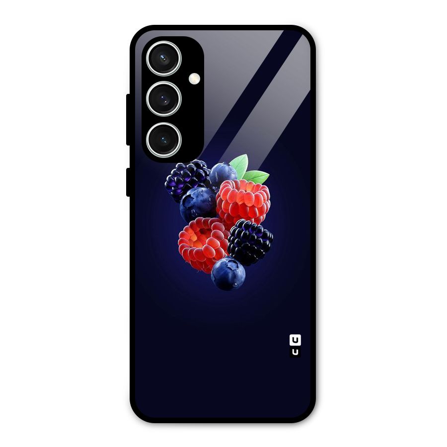 Berry Blast Glass Back Case for Galaxy S23 FE