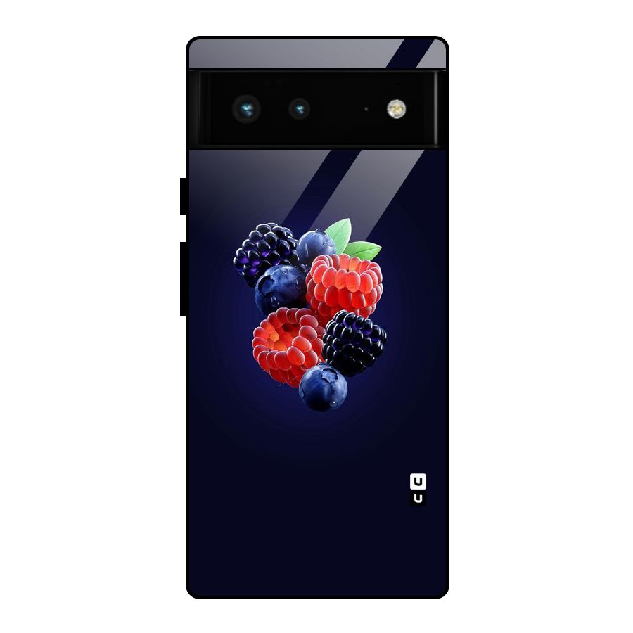 Berry Blast Glass Back Case for Google Pixel 6