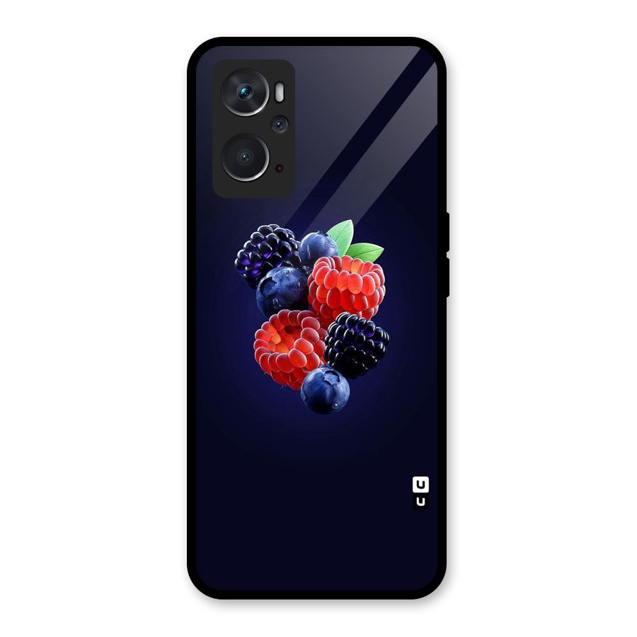 Berry Blast Glass Back Case for Oppo K10 4G