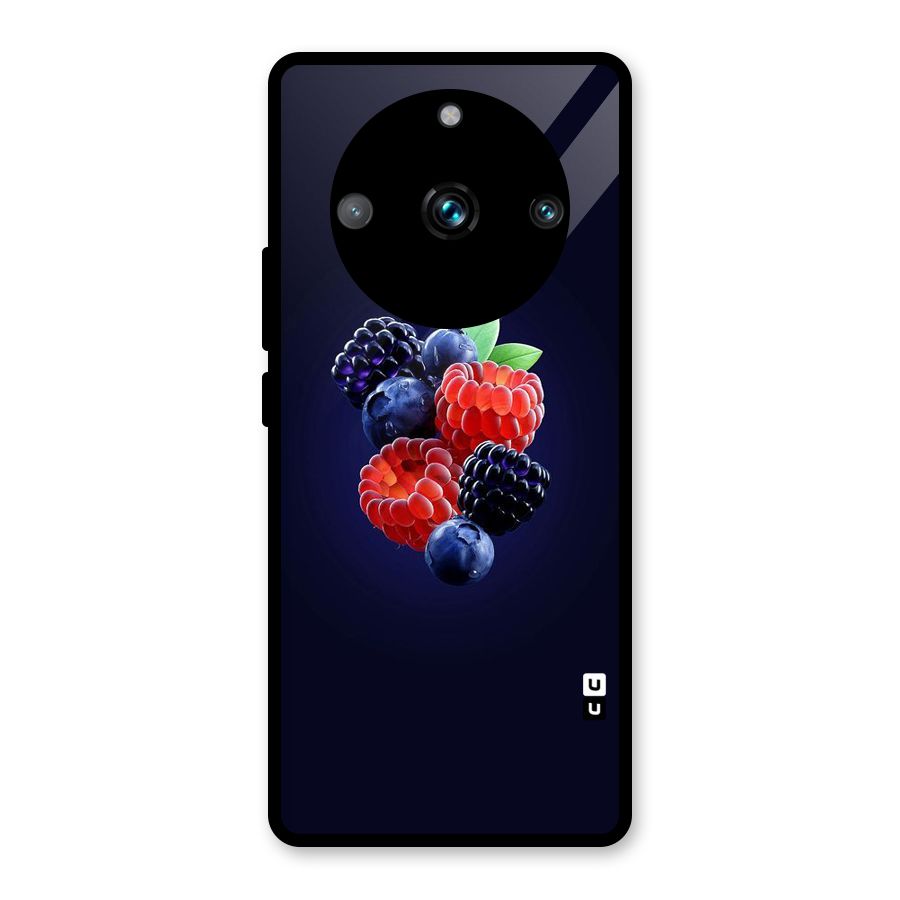 Berry Blast Glass Back Case for Realme 11 Pro
