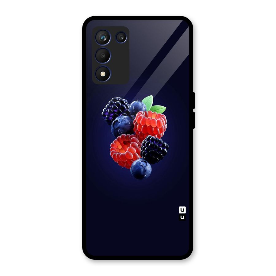 Berry Blast Glass Back Case for Realme 9 5G Speed
