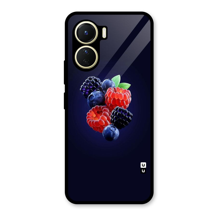 Berry Blast Glass Back Case for Vivo Y56