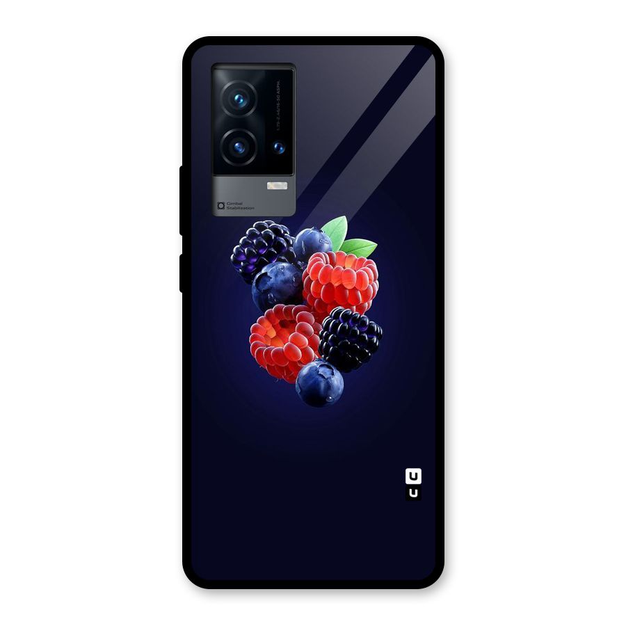 Berry Blast Glass Back Case for iQOO 9 5G