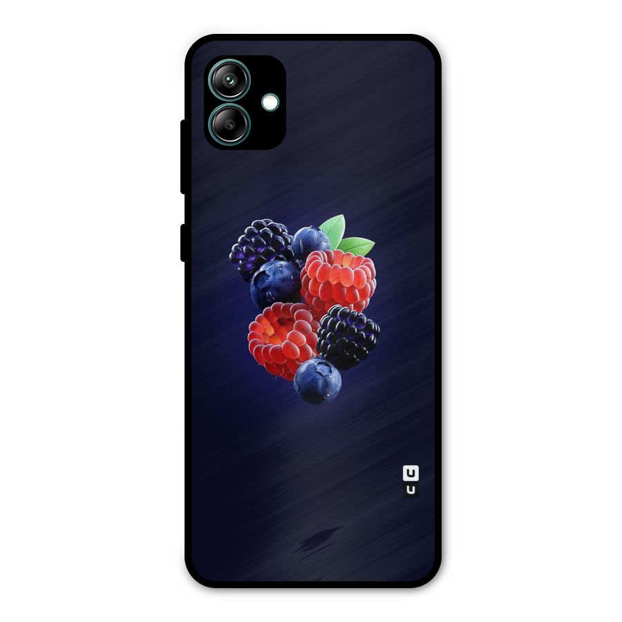 Berry Blast Metal Back Case for Galaxy A04