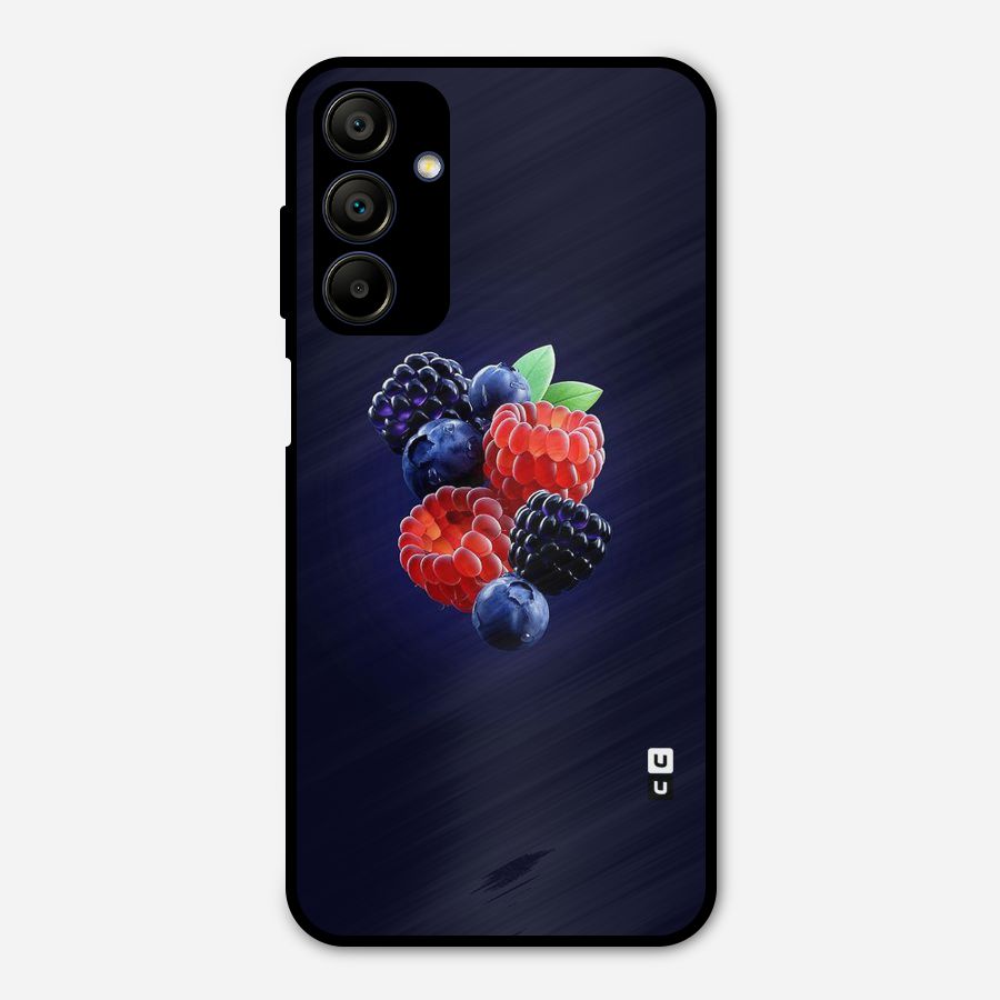 Berry Blast Metal Back Case for Galaxy A15 5G