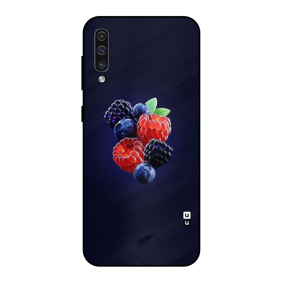 Berry Blast Metal Back Case for Galaxy A50