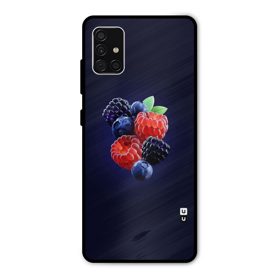 Berry Blast Metal Back Case for Galaxy A51