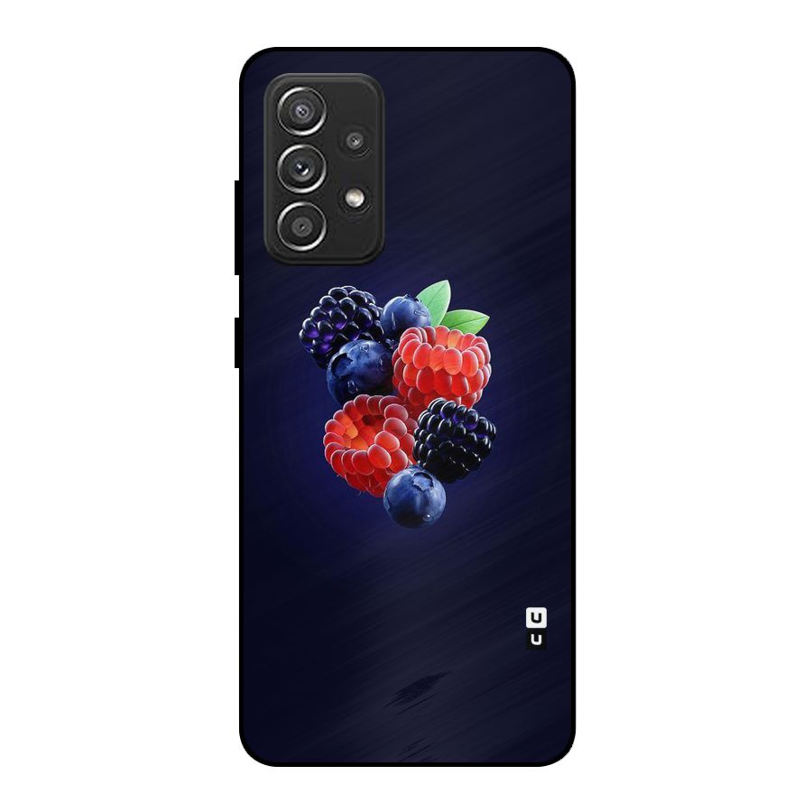 Berry Blast Metal Back Case for Galaxy A52s 5G
