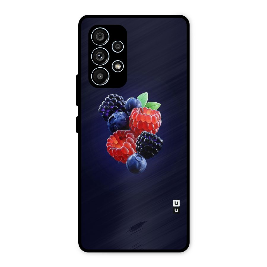 Berry Blast Metal Back Case for Galaxy A53 5G