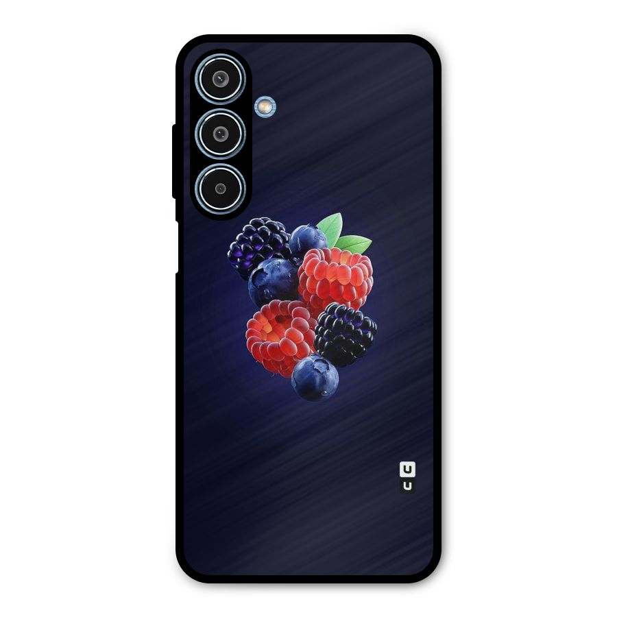 Berry Blast Metal Back Case for Galaxy M35