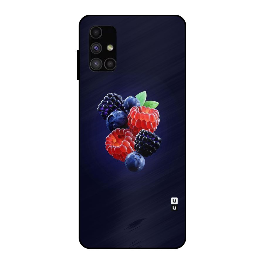 Berry Blast Metal Back Case for Galaxy M51