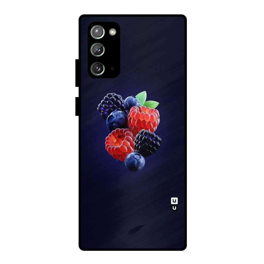 Berry Blast Metal Back Case for Galaxy Note 20