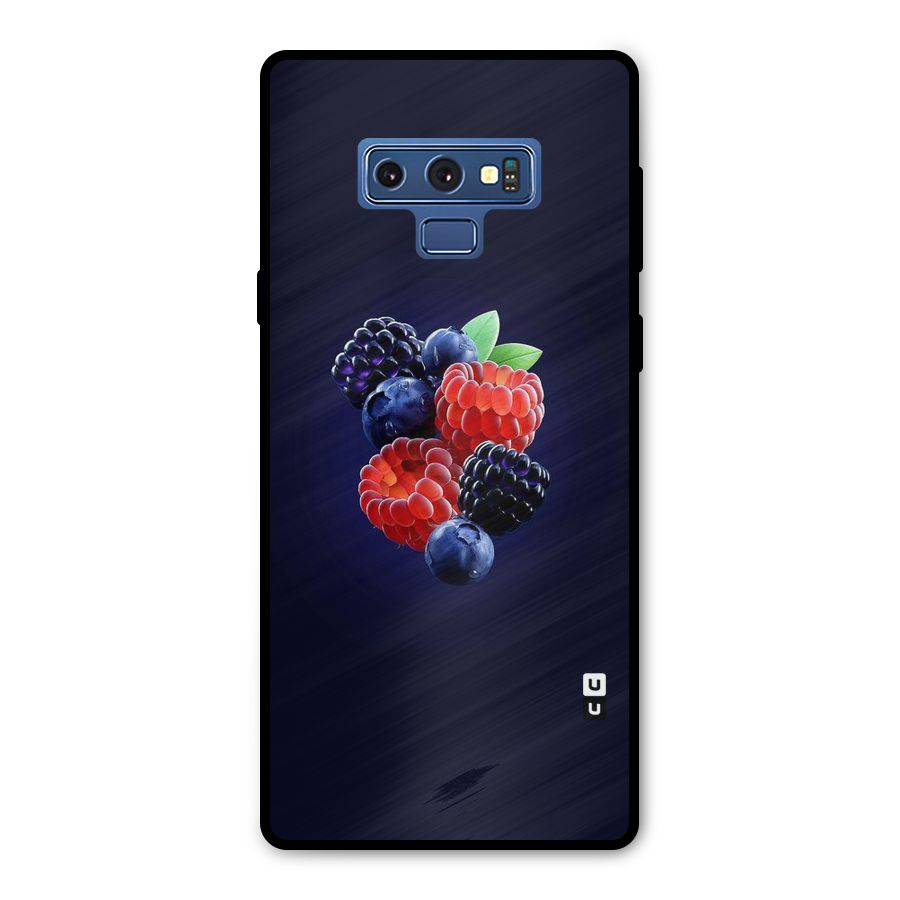 Berry Blast Metal Back Case for Galaxy Note 9
