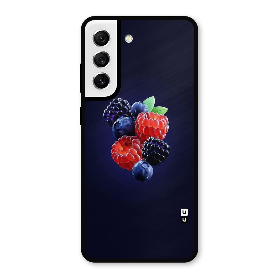 Berry Blast Metal Back Case for Galaxy S21 FE 5G