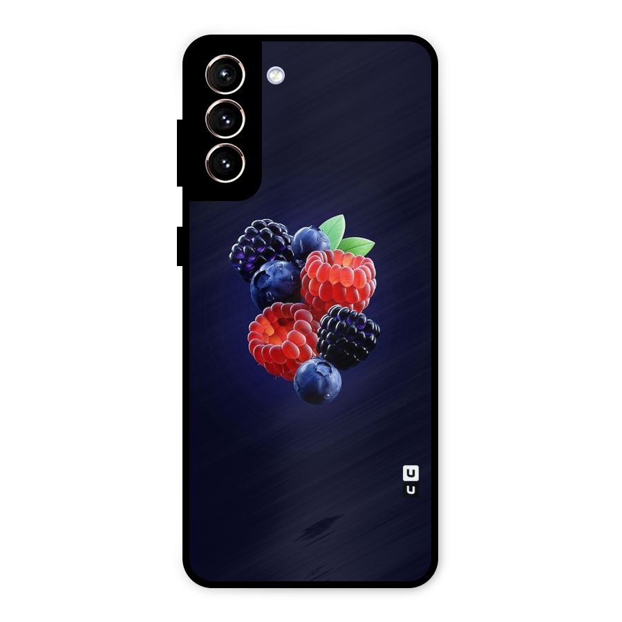 Berry Blast Metal Back Case for Galaxy S21 Plus