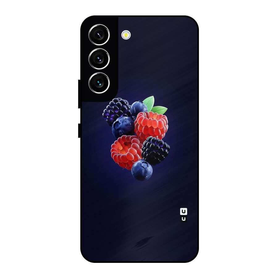Berry Blast Metal Back Case for Galaxy S22 5G