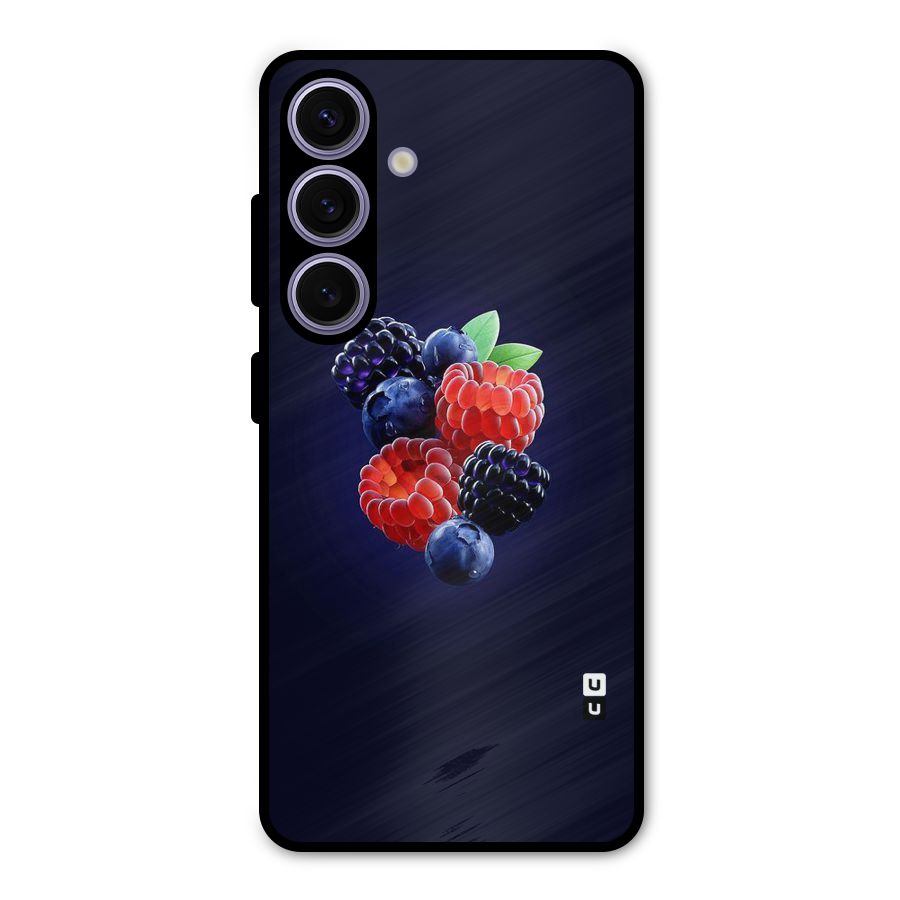 Berry Blast Metal Back Case for Galaxy S24