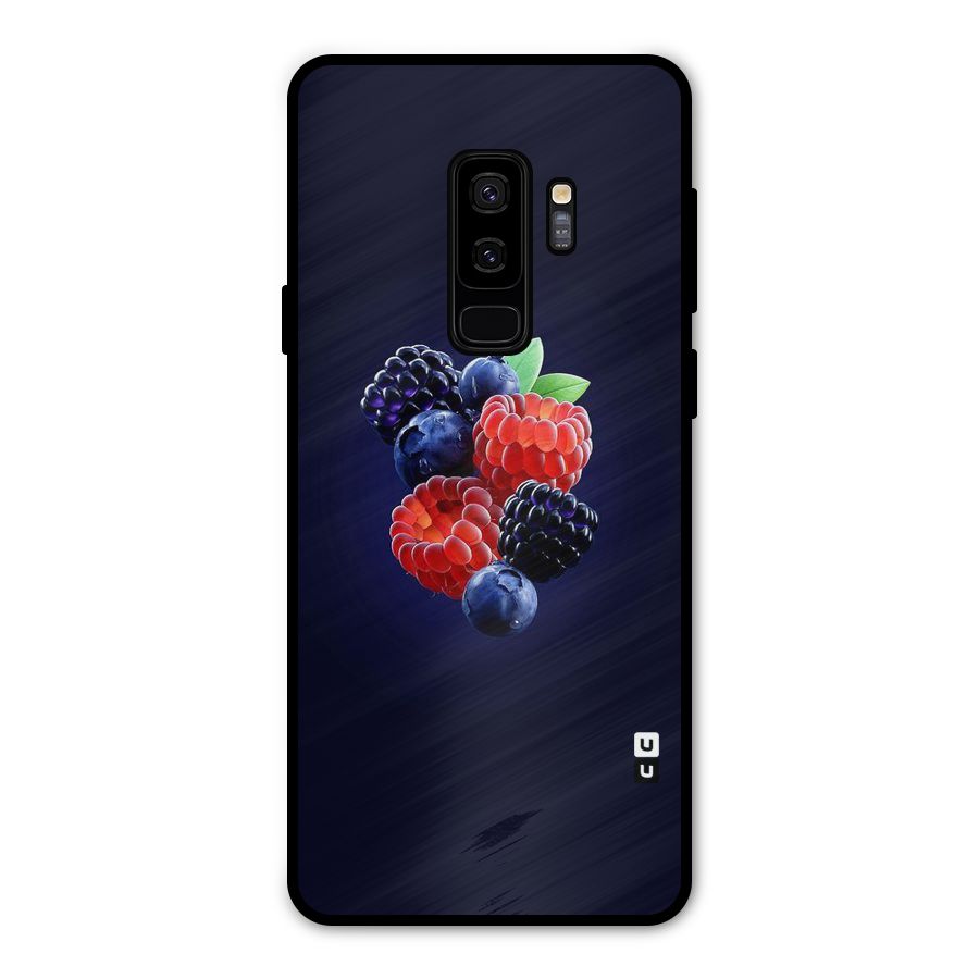 Berry Blast Metal Back Case for Galaxy S9 Plus